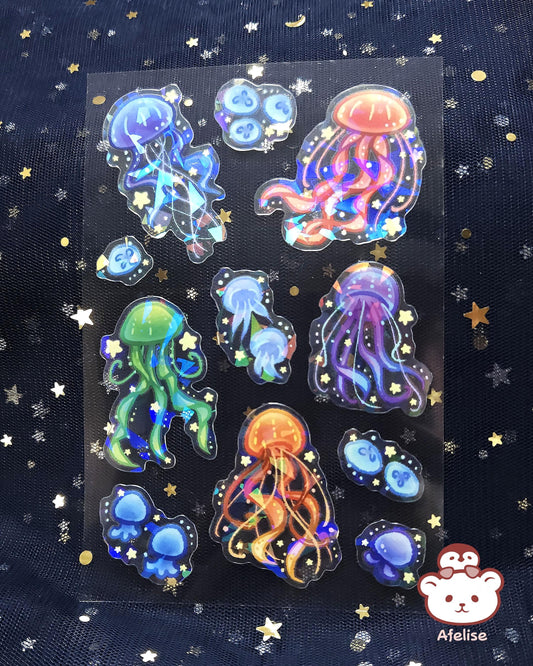 Star Jellyfish Sticker Sheet
