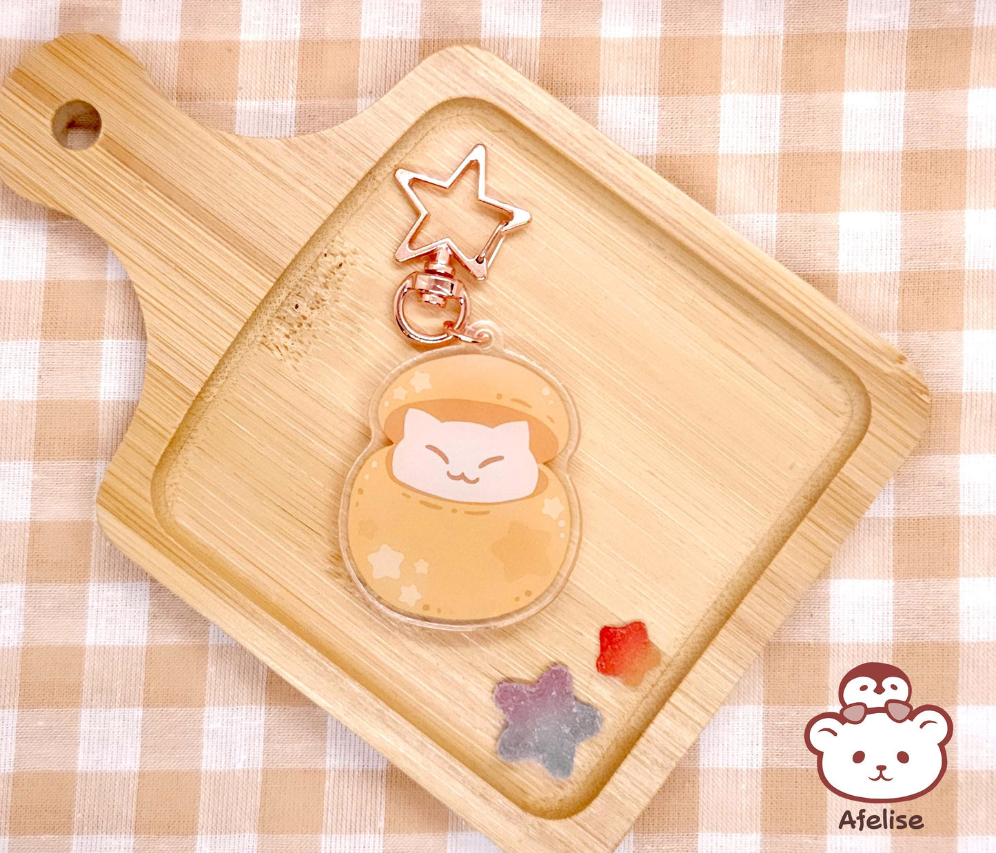 Mystery Bag Dessert Kitties Acrylic Keychain