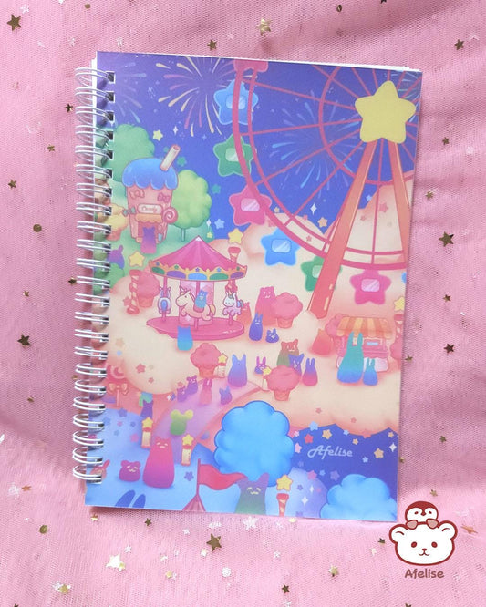 Gummy Animals Theme Park A5 Reusable Sticker Book