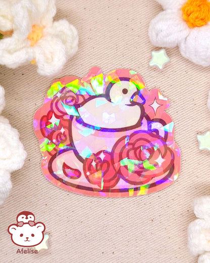 Flower Tea with Duck Stickers