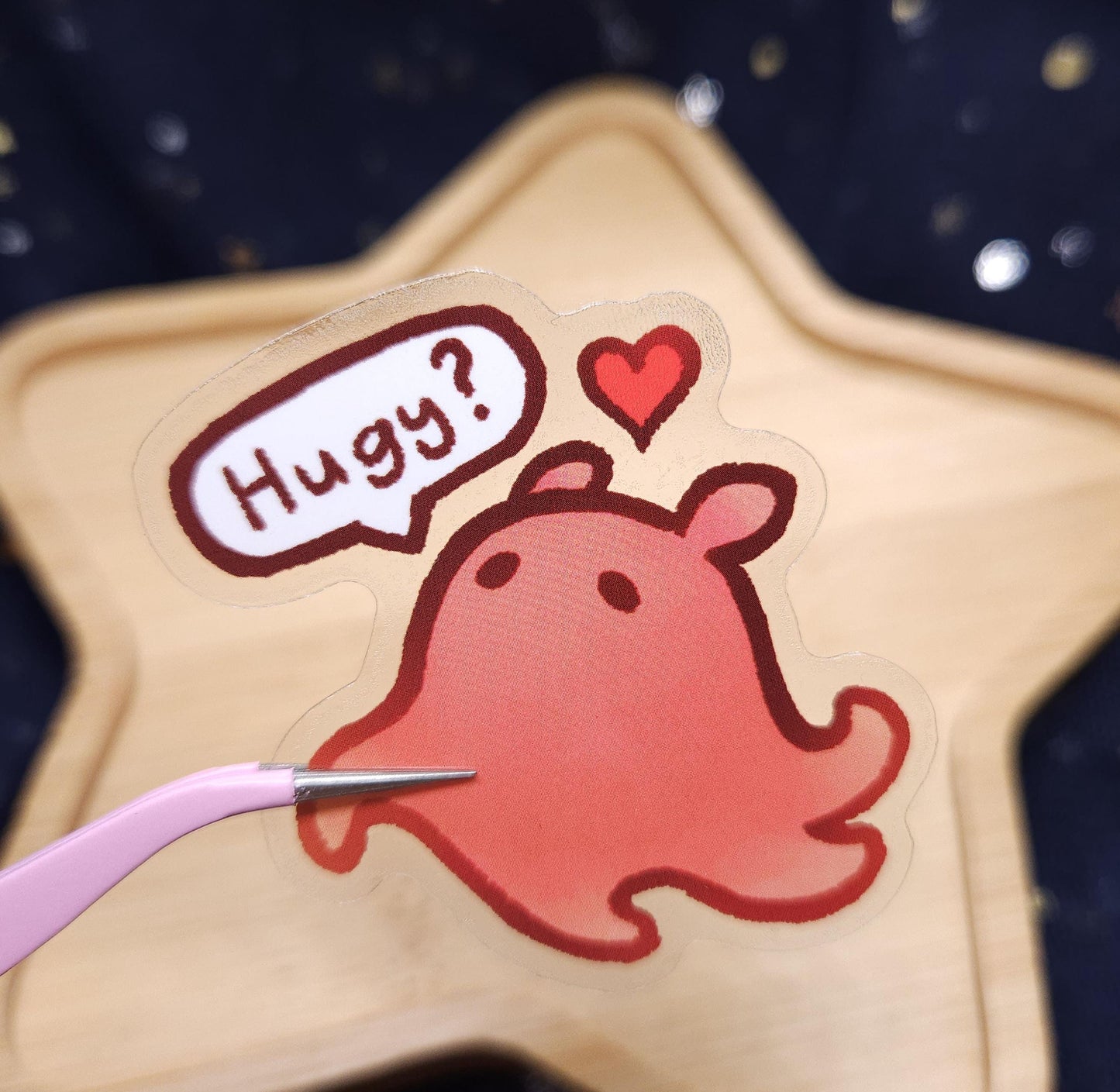 Fishie Friends Transparent Glossy Sticker