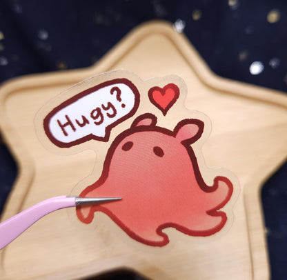 Fishie Friends Transparent Glossy Sticker