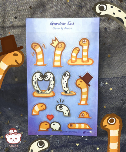Garden Eel Sticker Sheet