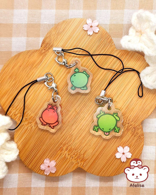 Lil Froggies Acrylic Phone Charm Strap