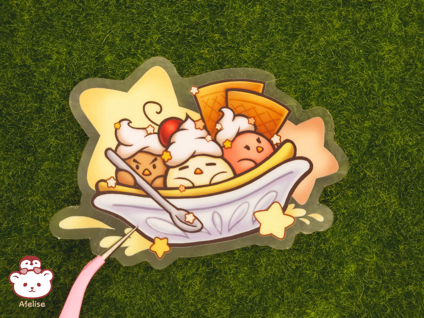 Chickie Vinyl Die Cut Sticker