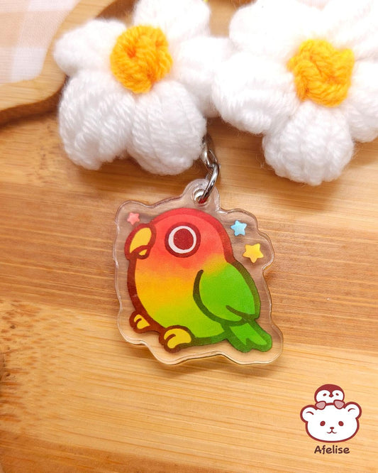 Lil Parrots Acrylic Phone Charm Strap