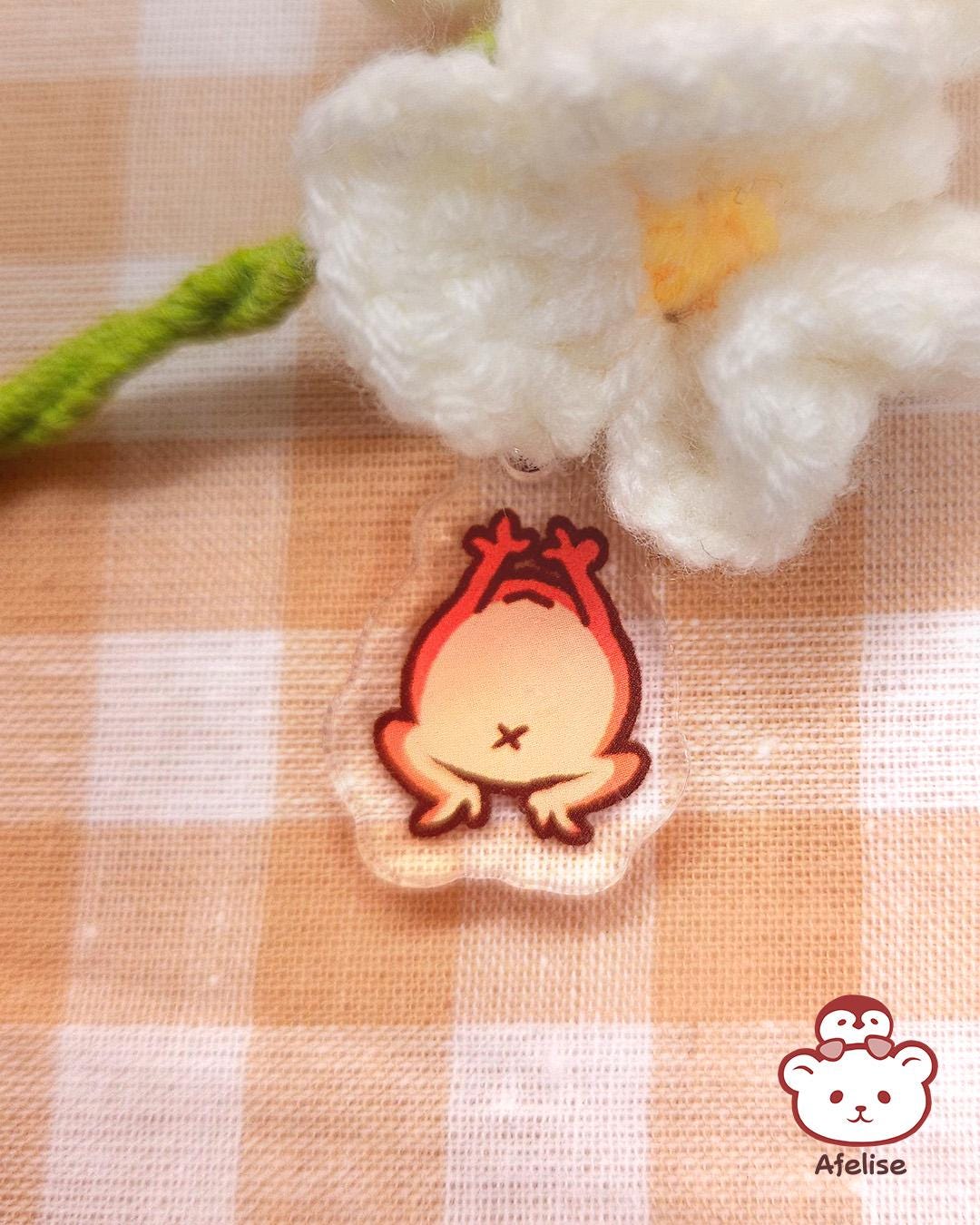 Lil Froggies Acrylic Phone Charm Strap