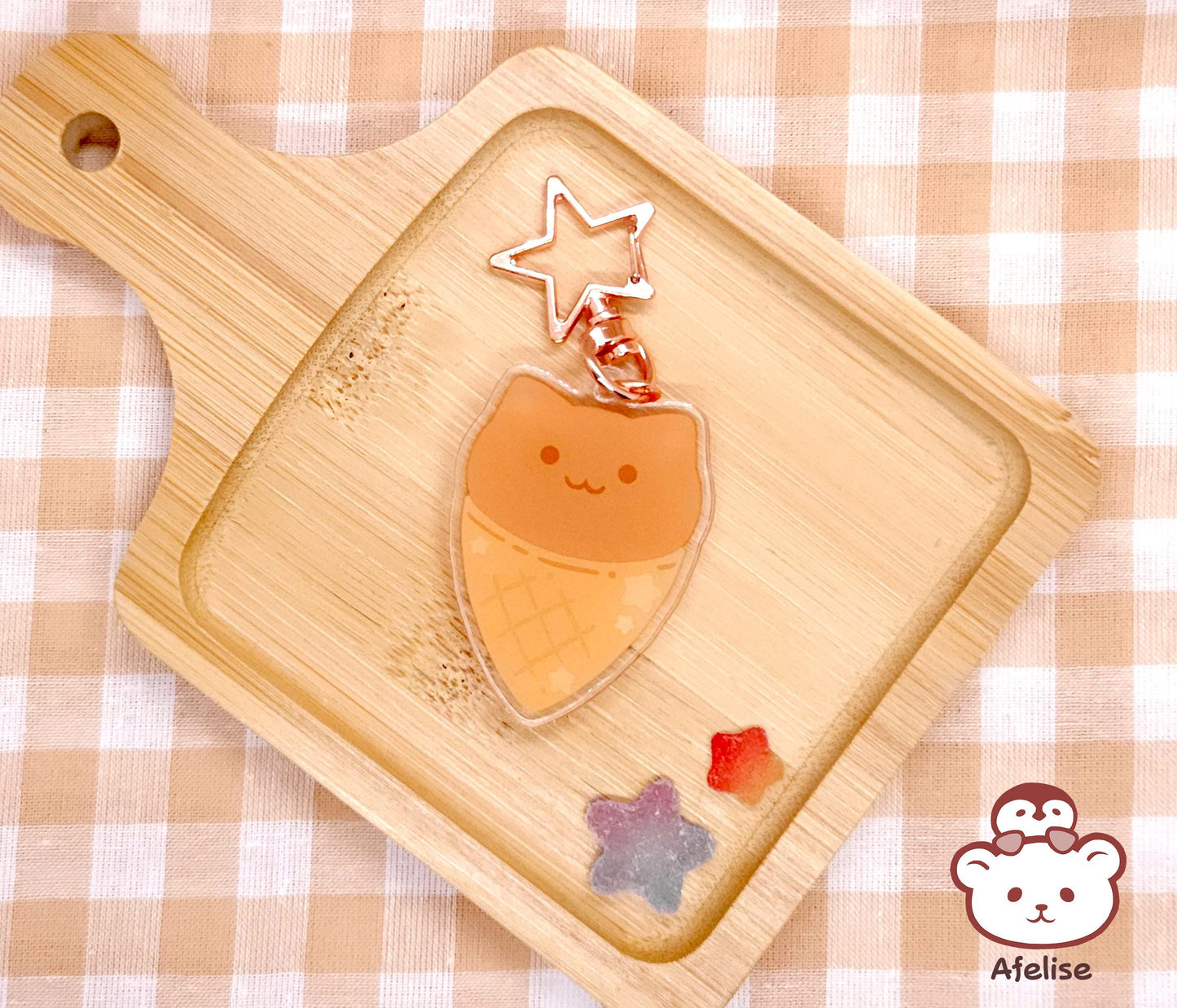 Mystery Bag Dessert Kitties Acrylic Keychain