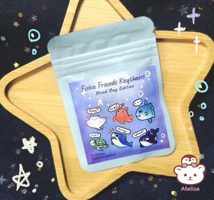 Mystery Bag Fishie Friends Acrylic Keychain