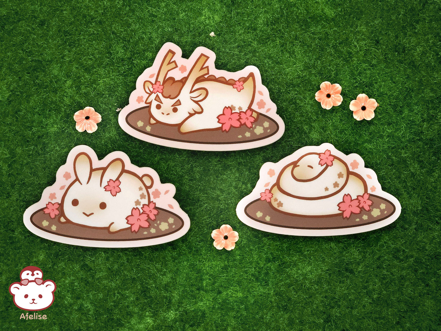 Sakura Mochi Animal Stickers: Lunar New Year Zodiac