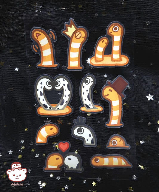 Garden Eel Sticker Sheet