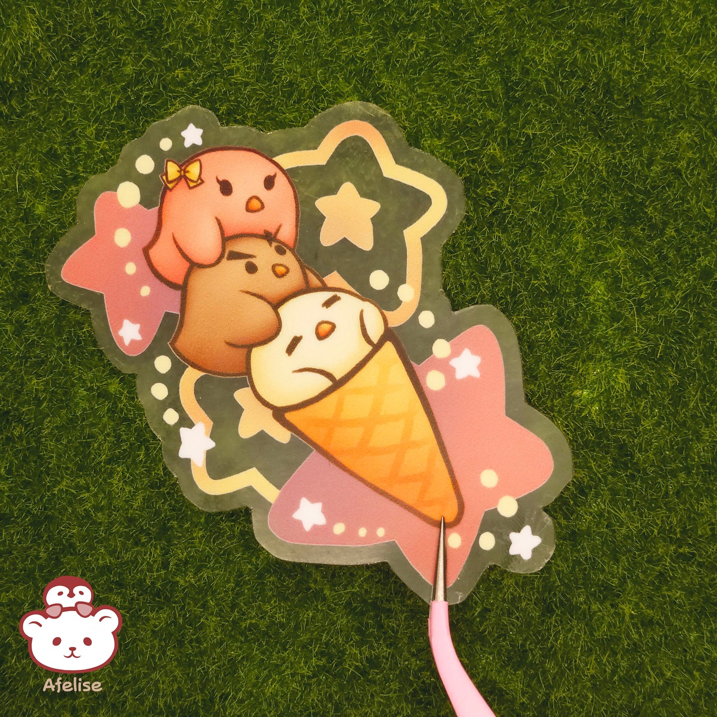Chickie Vinyl Die Cut Sticker