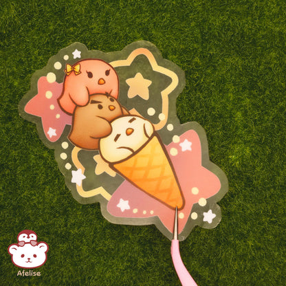 Chickie Vinyl Die Cut Sticker