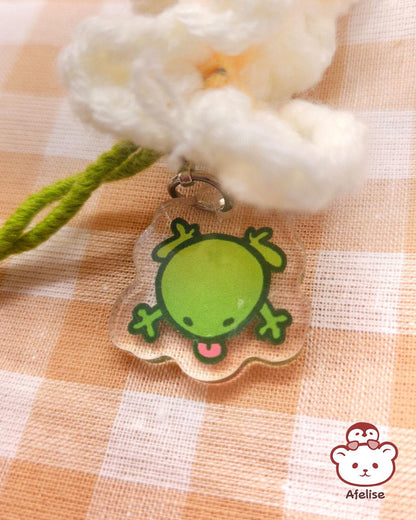 Lil Froggies Acrylic Phone Charm Strap