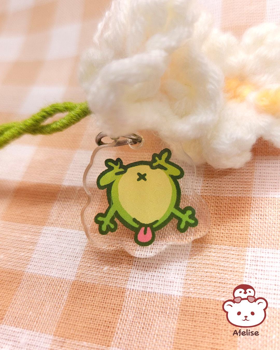 Lil Froggies Acrylic Phone Charm Strap