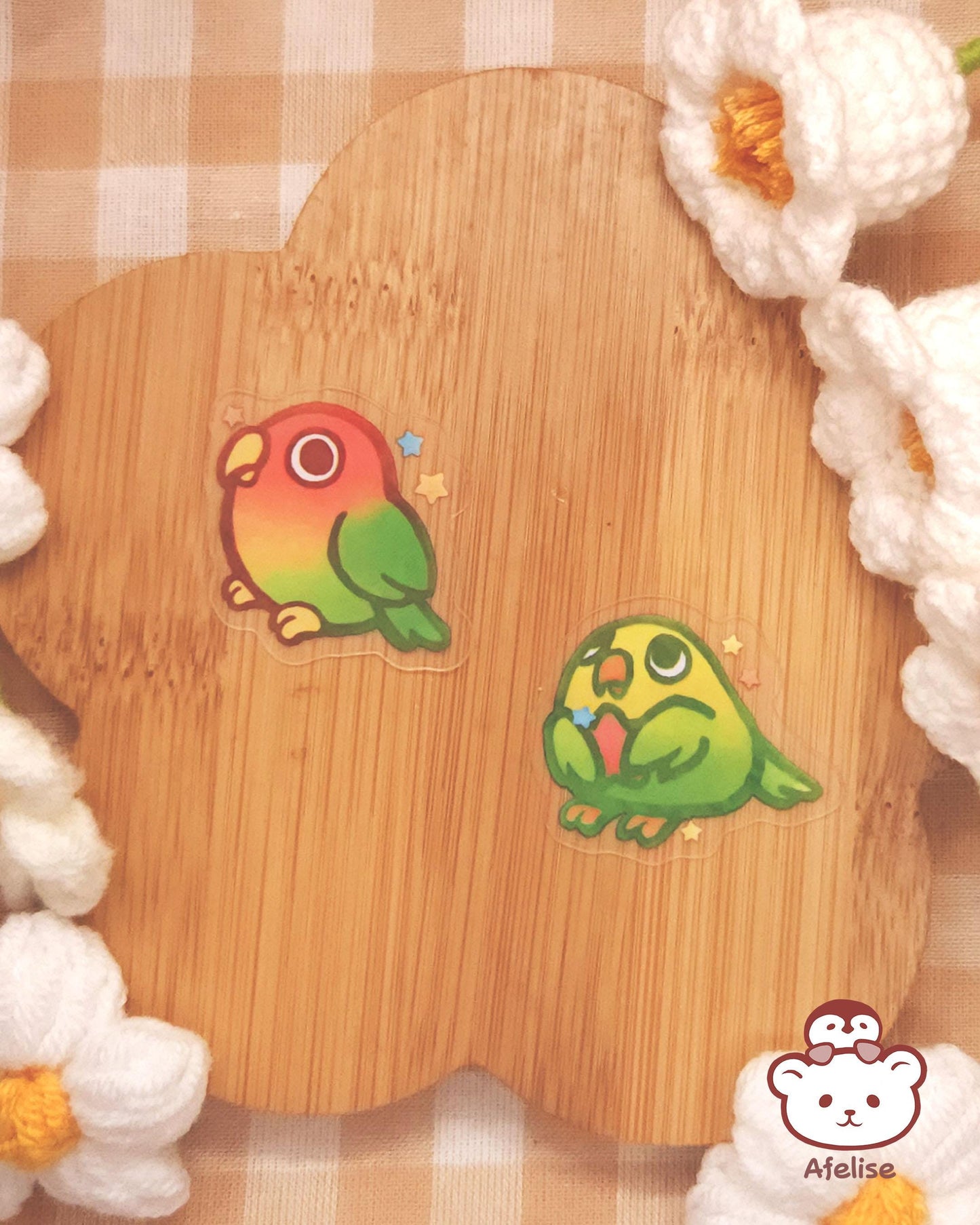 Lil Parrot Sticker Flakes Pack