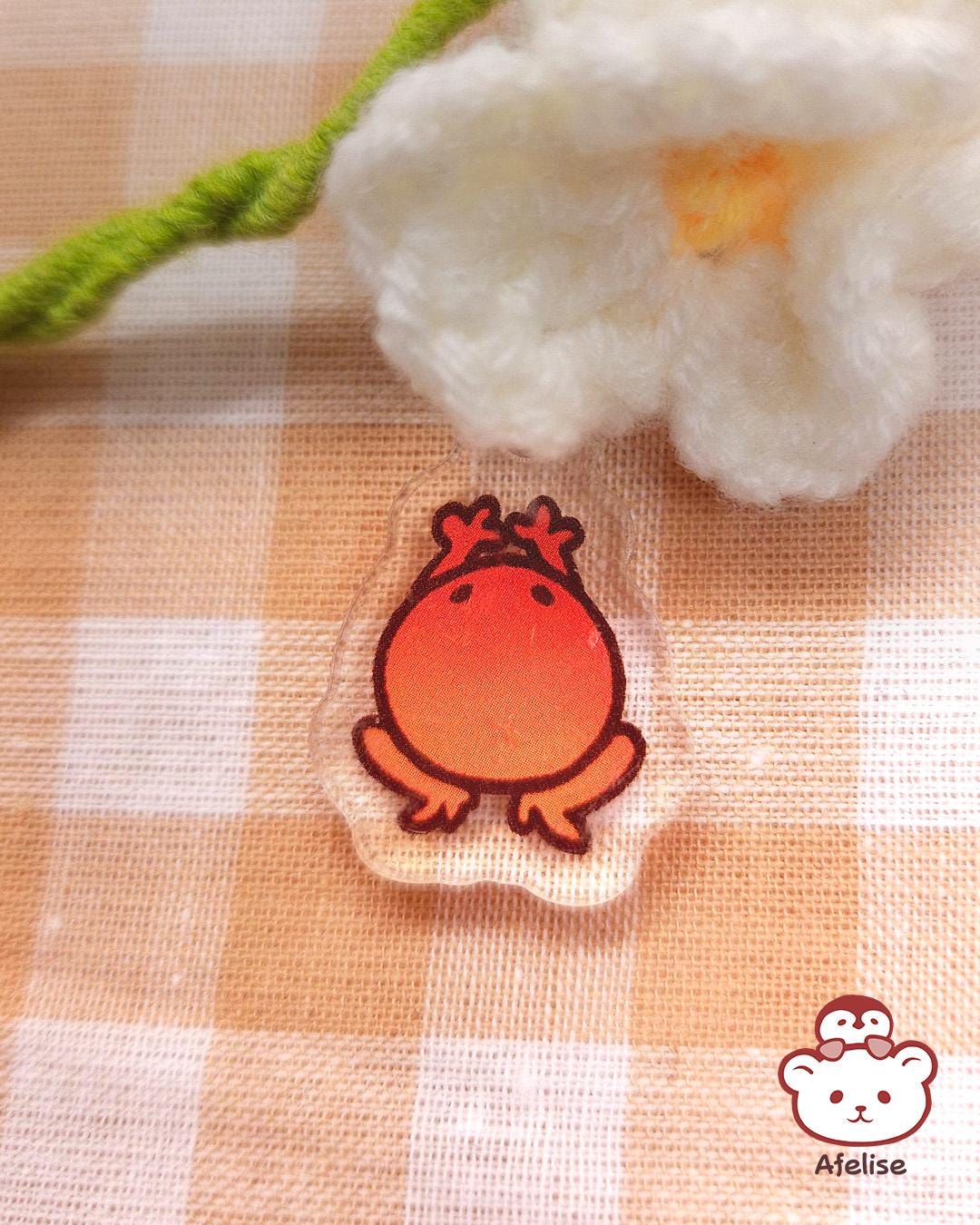 Lil Froggies Acrylic Phone Charm Strap