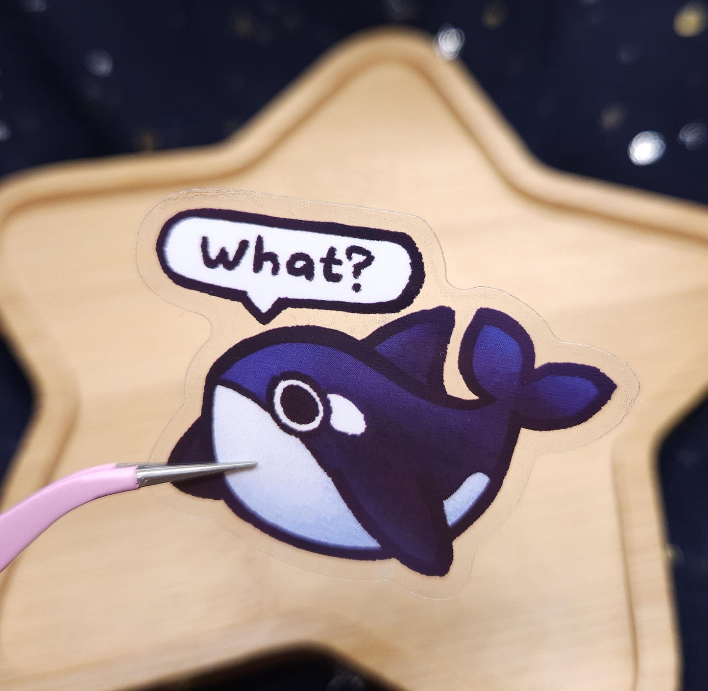 Fishie Friends Transparent Glossy Sticker