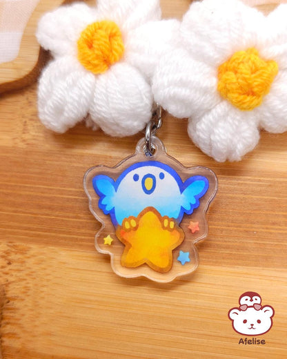Lil Parrots Acrylic Phone Charm Strap