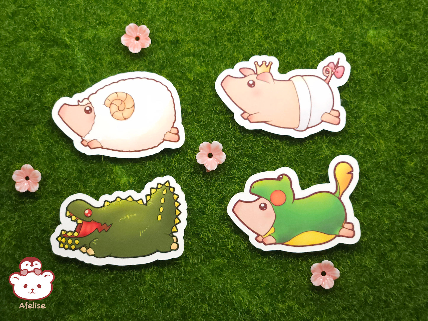 Monster Hunter Stickers - Baby Monsters and Poogies