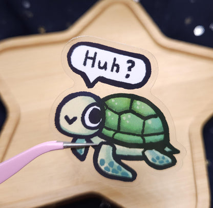 Fishie Friends Transparent Glossy Sticker
