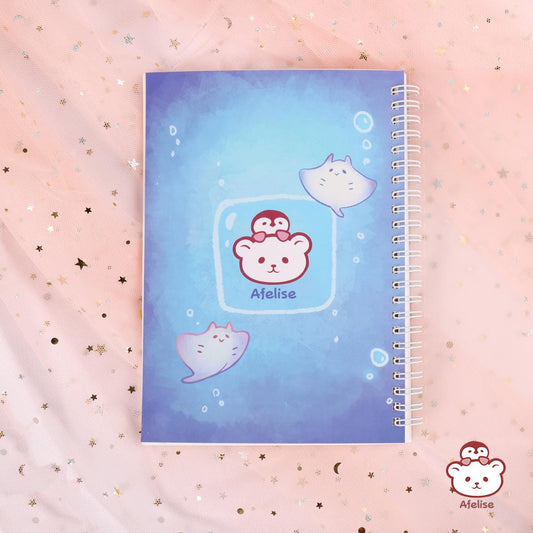Manta Rays A5 Reusable Sticker Book