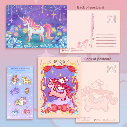 Unicorn Postcard Set